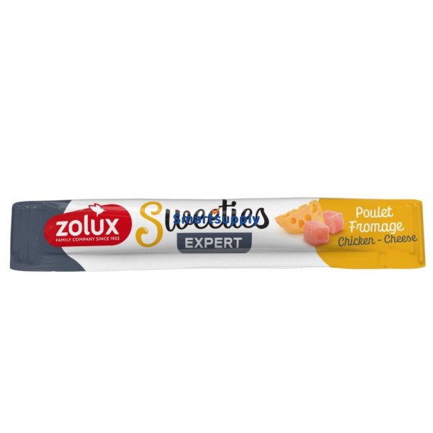 Zolux Sweeties Kylling Og Ost - Hundegodbid - 14G
