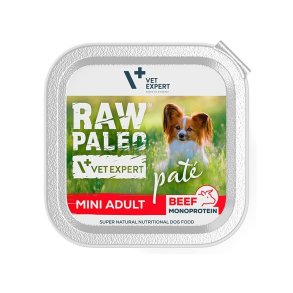 RAW PALEO Pate Mini Adult Beef - vdt hundefoder - 150 g