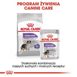Royal Canin Medium Steriliseret Trfoder Til Hunde - 3 Kg
