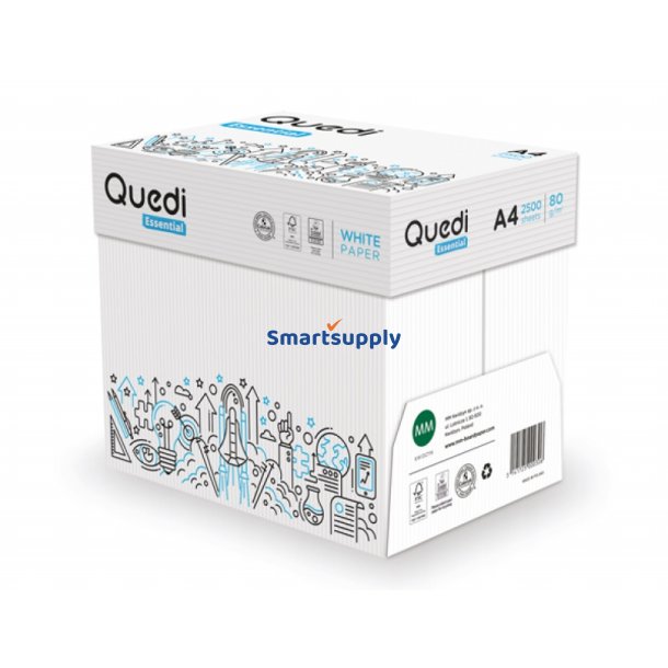 Xero kopipapir ESSENTIAL A4 80 gram - 2500 ark