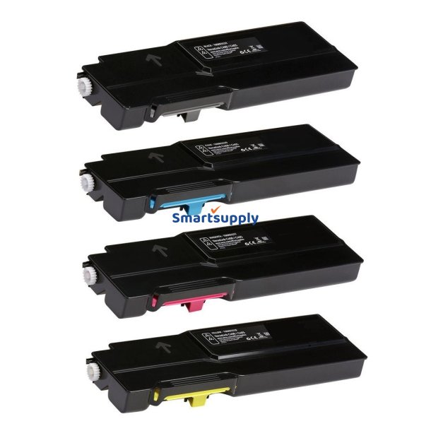 Xerox C400/C405 toner 4 stk BCMY kompatibel multipakke
