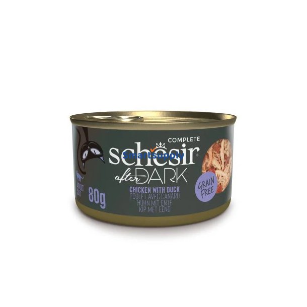 Schesir After Dark Kyllingefilet Med And I Bouillon - Vdfoder Til Katte - 80G