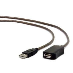Gembird USB A/USB A M/F 10m USB-kabel USB 2.0 Sort