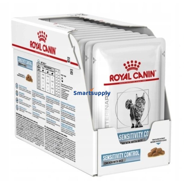 Royal Canin Sensitivity Control Kyllingesovs - Vdfoder Til Katte - 12 X 85G