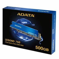 ADATA Legend 750 M.2 500 GB PCI Express 3.0 3D NAND NVMe