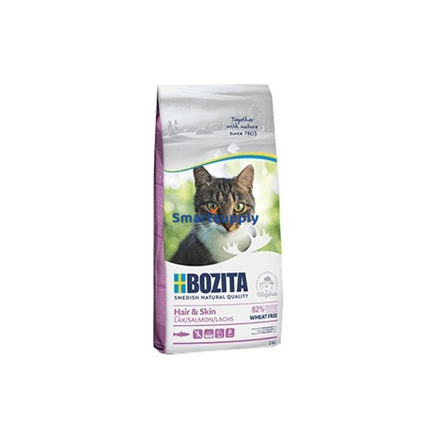 Bozita - Hr &amp; Hud Hvedefri Laks 2 Kg