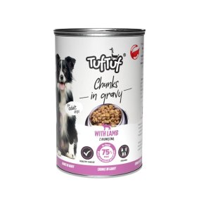 TUF TUF Chunks in gravy with lamb - vdfoder til hunde - 415g