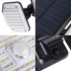 Maclean Ip65 Solar Led-Lampe Med Bevgelses- Og Skumring-Til-Daggry-Sensor