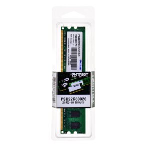 Patriot Memory 2GB PC2-6400 hukommelsesmodul DDR2 800 Mhz