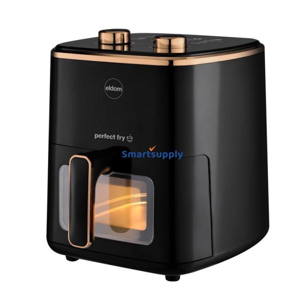 Eldom Fritta Fedtfri Frituregryde, Kapacitet 5,0 L, Justerbar Temp., Ur, 1500 W