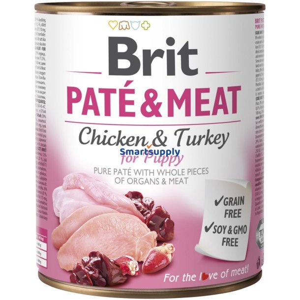 Brit Pat&eacute; &amp; Meat Puppy - 800G