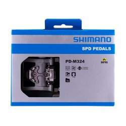 Shimano Pd-M324 Cykelpedal Slv 2 Stk