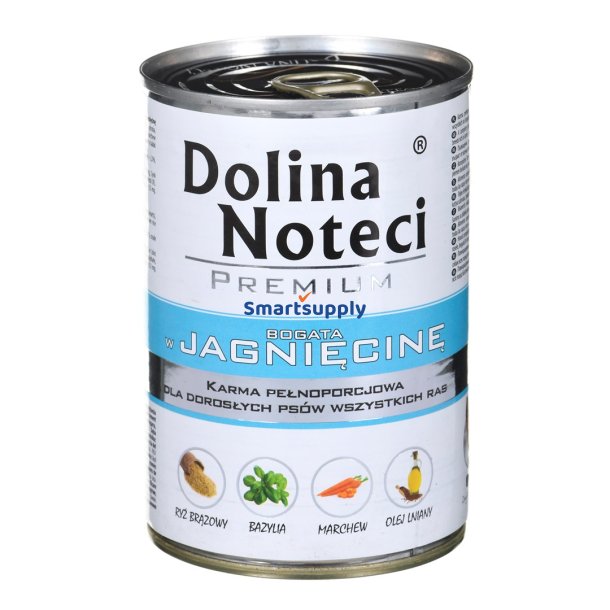 DOLINA NOTECI Premium Rig p lam - vdfoder til hunde - 400 g