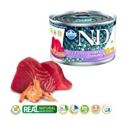 FARMINA N&D Cat Natural Tuna & Shrimp - vdfoder til katte - 140 g