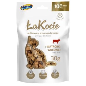 HILTON aKocie Freeze dried beef liver - Kattegodbidder - 30g