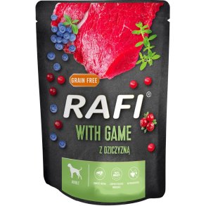 DOLINA NOTECI RAFI Vdt hundefoder Spil, blbr, tranebr 300 g
