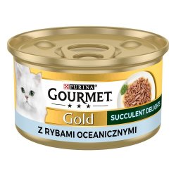 PURINA Gourmet Gold Succulent Delights Ocean fish - vdfoder til katte - 85g