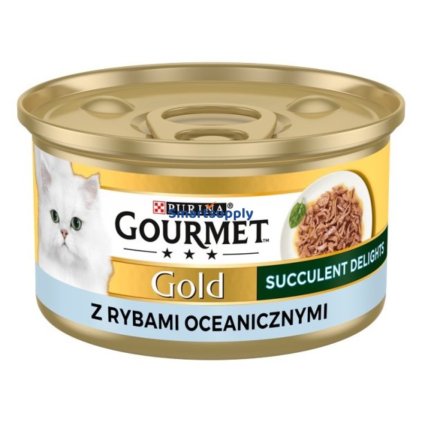 PURINA Gourmet Gold Succulent Delights Ocean fish - vdfoder til katte - 85g