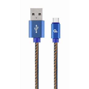 Cablexpert CC-USB2J-AMCM-1M-BL USB-kabel USB 2.0 USB A USB C Bl