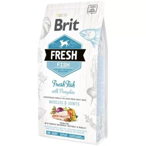 BRIT Fresh Muscles & Joints Fish with pumpkin - trfoder til hunde - 12kg