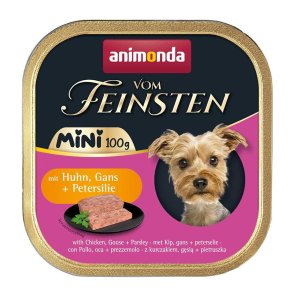ANIMONDA Vom Feinsten Adult Mini Chicken, goose and parsley - vdt hundefoder - 100g