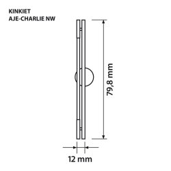 Activejet LED-vglampe AJE-CHARLIE NW