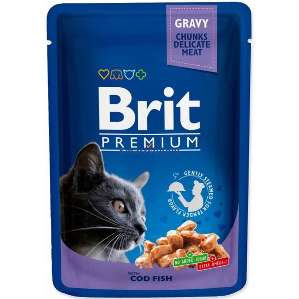 Brit Premium Cat Cod Fish - Vdfoder Til Katte - 100G