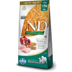 Farmina Pet Food N&D Ancestral Grain Canine 15 kg Voksen Kylling