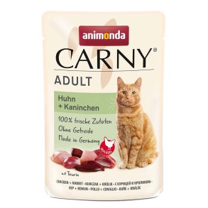 ANIMONDA Carny Adult Chicken and rabbit - vd kattefoder - 85g