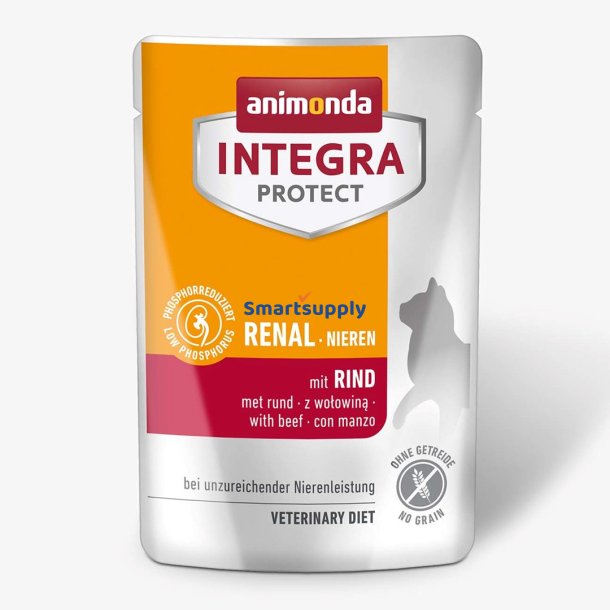 Animonda Integra Protect Renal Nieren Med Oksekd - Vdfoder Til Katte - 85G