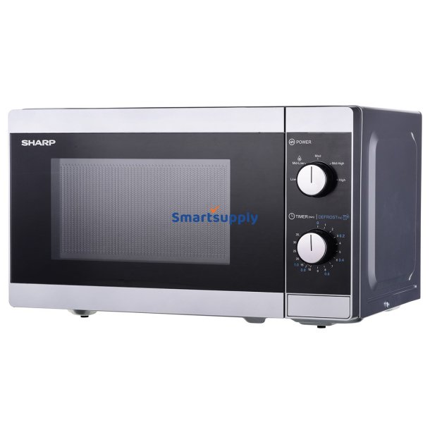 Sharp Hvidevarer Yc-Ms01e-S Mikroovn Bordplade Solo Mikroovn 20 L 800 W