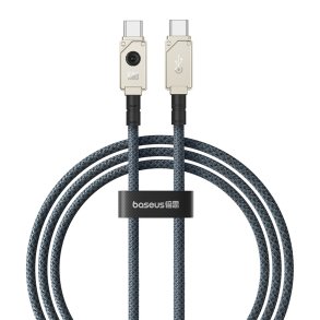 Baseus Unbreakable USB C til USB C-kabel 1 m 100 W hvid