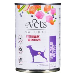 4VETS Natural Gastro Intestinal Dog  - vdt hundefoder - 400 g