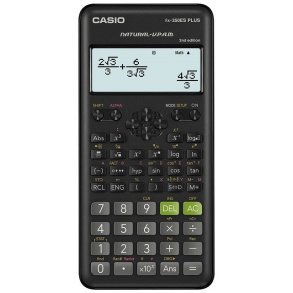 CASIO VIDENSKABELIG LOMMEREGNER FX-350ESPLUS-2 SORT, 12-CIFRET DISPLAY