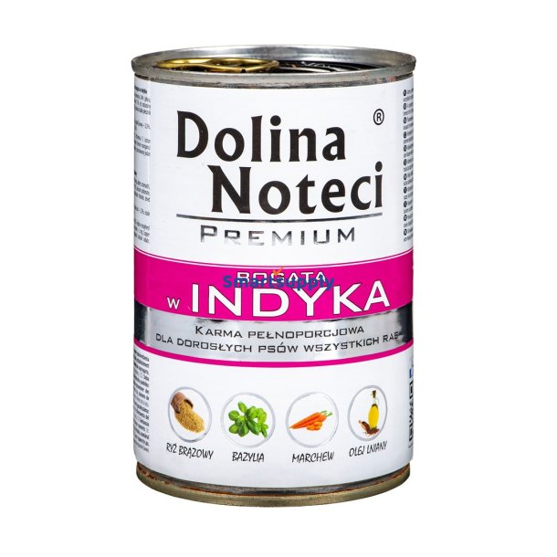 Dolina Noteci Premium Rig P Kalkun - Vdfoder Til Hunde - 400 G