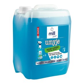 Mill Clean Vaskevske til rengring af vinduer, glas, spejle, fliser 5 L