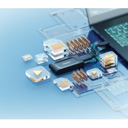 Kingston 2Tb Xs1000 Ekstern USB 3.2 Gen 2 Brbart Solid State Drive