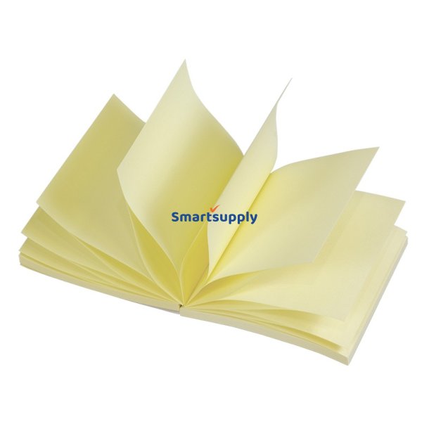 Z-notes lysegul 76x76 mm - 12 blokke &aacute; 100 blade