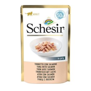 SCHESIR in jelly Tuna with salmon - vd kattefoder - 50 g