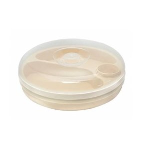 Tallerken holder sig varm med et lg