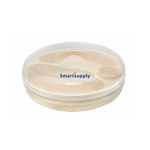 Tallerken holder sig varm med et lg