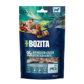 BOZITA Meaty bites Reindeer and duck - godbid til hund - 70g