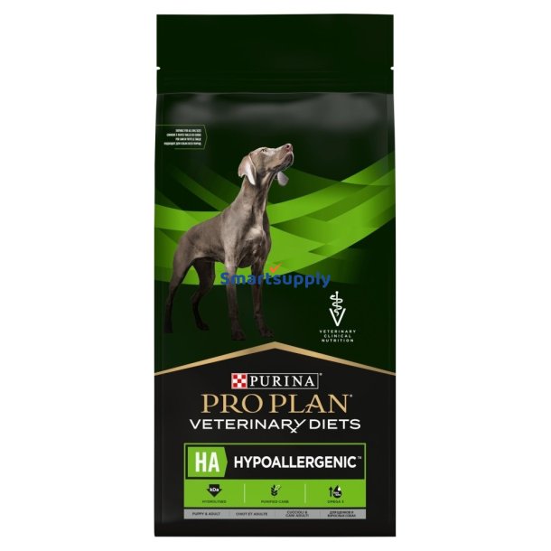 PURINA Pro Plan Veterinary Diets Canine HA Hypoallergenic - trfoder til hunde - 11 kg