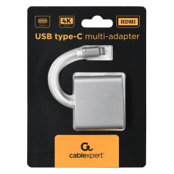 Gembird A-CM-HDMIF-02-SV USB grafisk adapter Slv