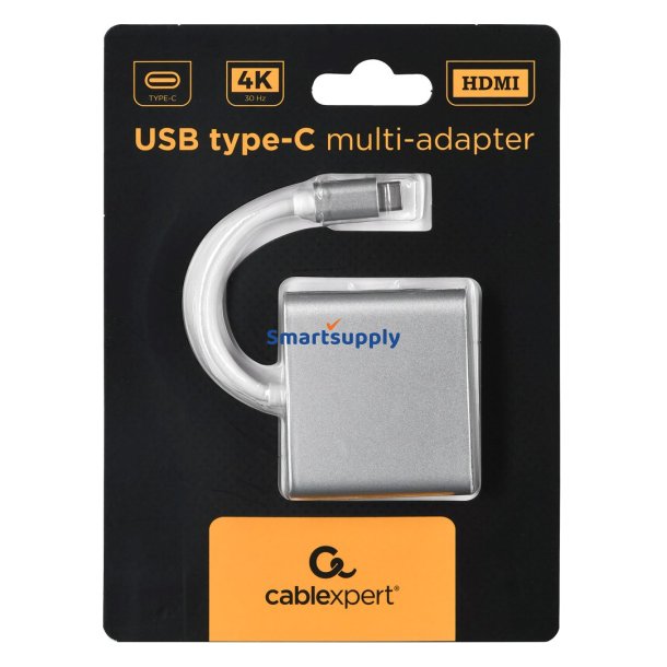 Gembird A-CM-HDMIF-02-SV USB grafisk adapter Slv