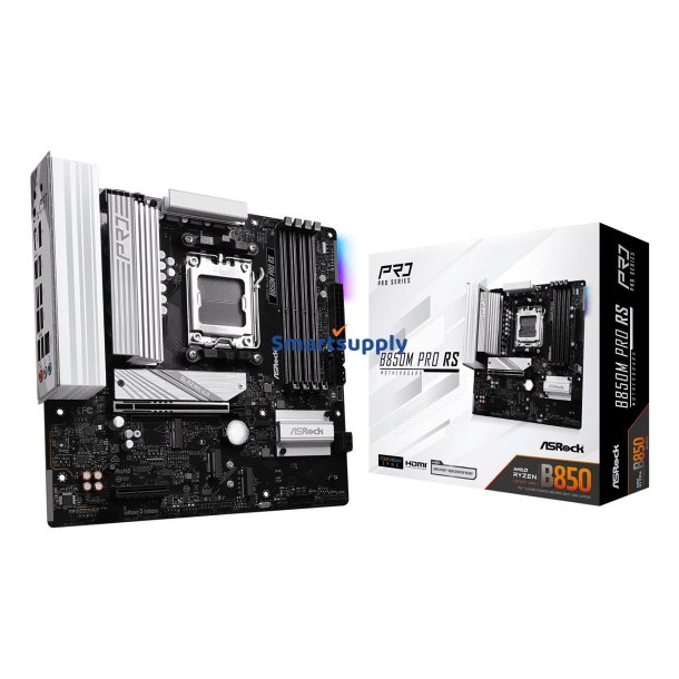 Asrock B850M Pro RS AMD B850 Sokkel AM5 micro ATX