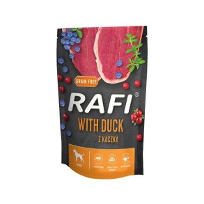 DOLINA NOTECI Rafi with duck - vdfoder til hunde - 500g