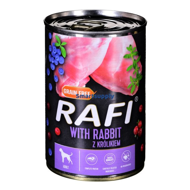Dolina Noteci RAFI kanin, blbr, tranebr - Vd hundemad 400 g