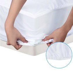 Beskyttende voksdug til eller madras 140x200cm