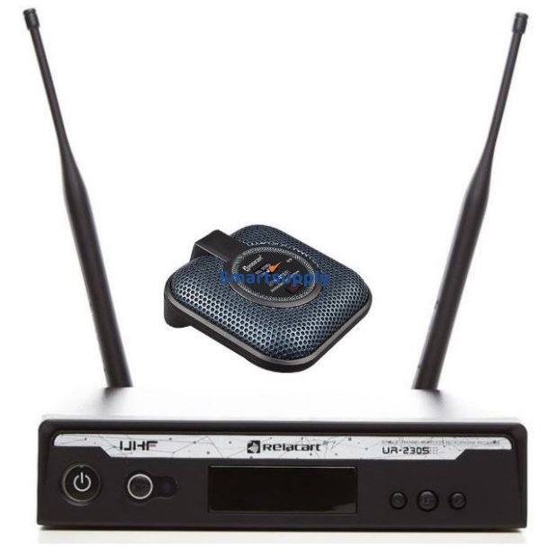 Relacart UR-230S UB-222 - enkelt trdlst st med grnsemikrofon